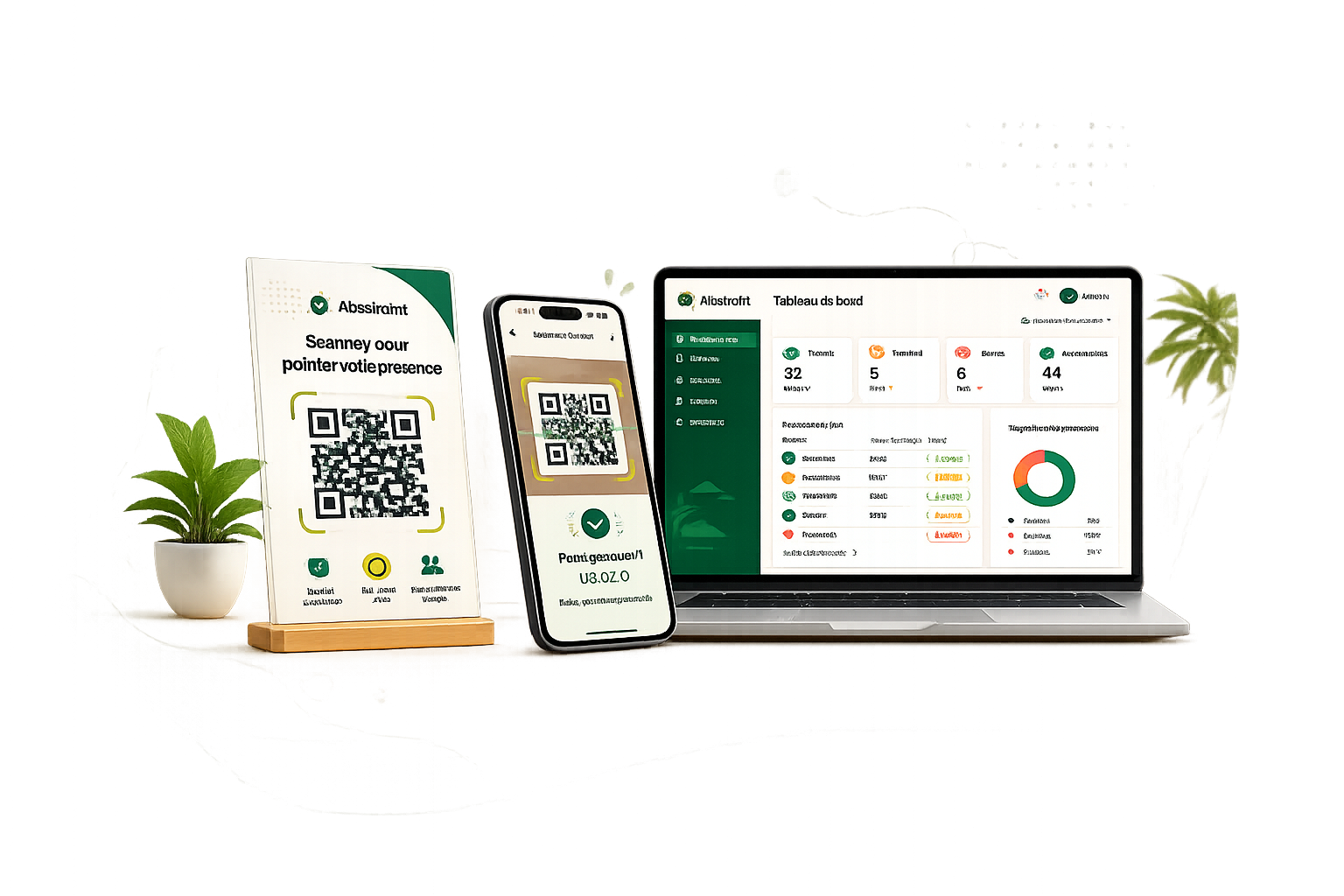 AbsiPoint — scan QR et tableau de bord temps réel